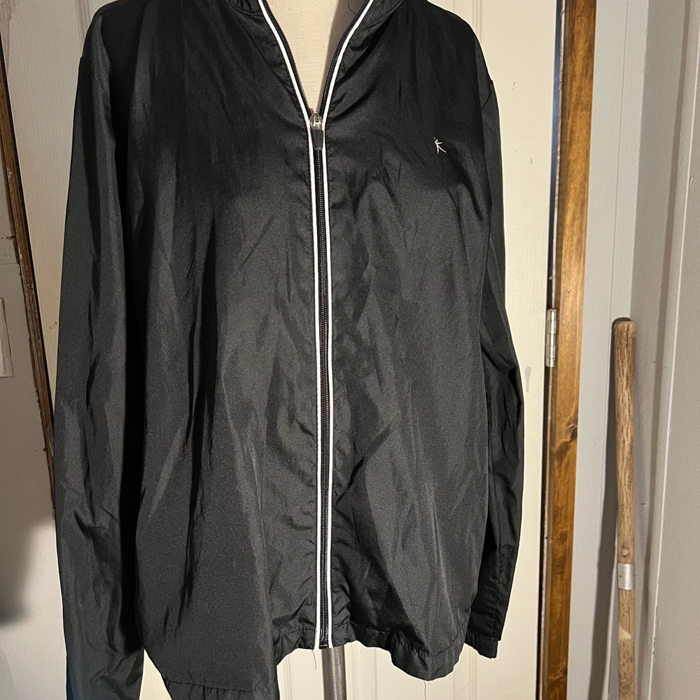 Danskin Now Black Windbreaker Jacket
